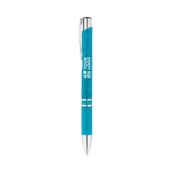 Gift Campaign Penne promozionali economiche in paglia inchiostro blu Aster Eco> Penne Ecologiche