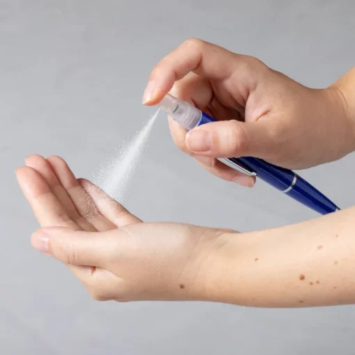 Gift Campaign Penne pubblicitarie con spray inchiostro blu Droplet Colors> Penne Di Plastica