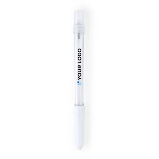 Gift Campaign Penne pubblicitarie con spray inchiostro blu igieniche Spray> Penne Di Plastica