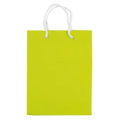 Gift Campaign Piccola busta di carta laminata 200g/m2 colorata con manici in corda></noscript> Buste Di Carta