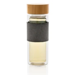 Gift Campaign Piccole bottiglie di vetro personalizzate da 360ml Infuser Sleeve></noscript> Borracce Termiche|Borracce In Vetro