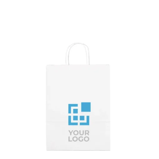 Gift Campaign Piccole buste con logo per negozi in carta kraft da 90 g/m2 Retail Mini> Buste Di Carta