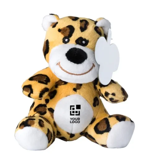 Gift Campaign Piccolo leopardo di peluche con etichetta e occhi ricamati> Peluche
