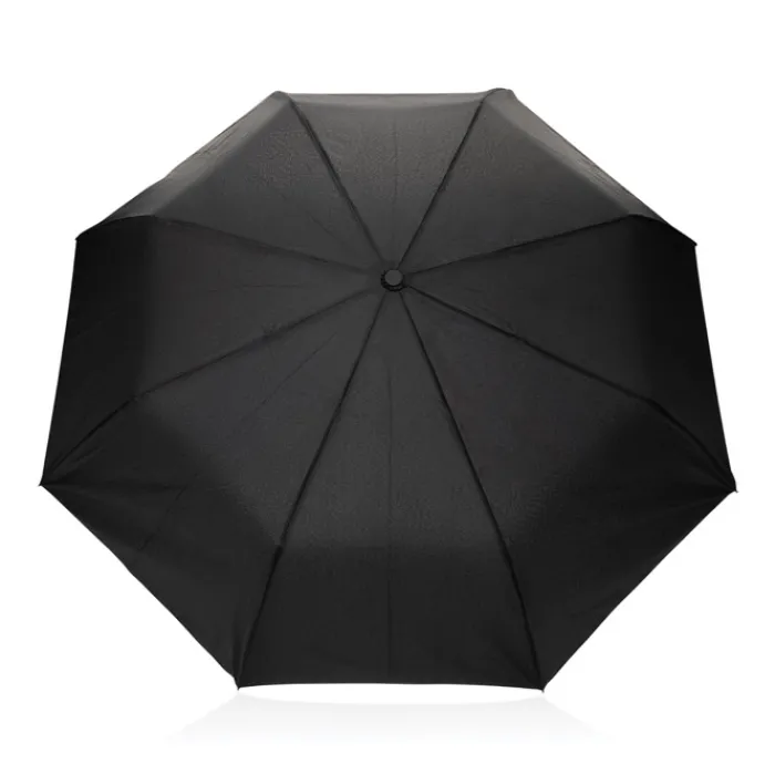 Gift Campaign Piccolo ombrello automatico in rPET con manico in legno Ø97> Ombrelli Pieghevoli