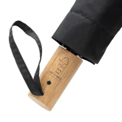Gift Campaign Piccolo ombrello automatico in rPET con manico in legno Ø97><noscript><img width=