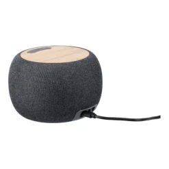 Gift Campaign Piccolo speaker rotondo con dettagli in bambù sulla parte superiore></noscript> Casse Personalizzate