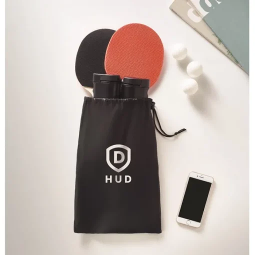 Gift Campaign Ping pong portatile con rete avvolgibile da tavolo Ping Pong To Go> Giochi E Passatempo