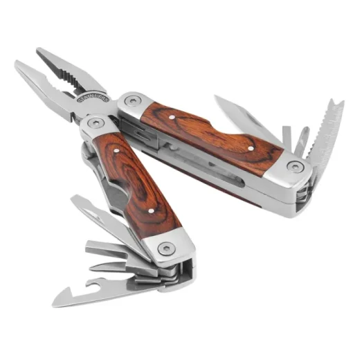 Gift Campaign Pinza promozionale 19 accessori con corpo in acciaio e legno Classic> Altri Attrezzi