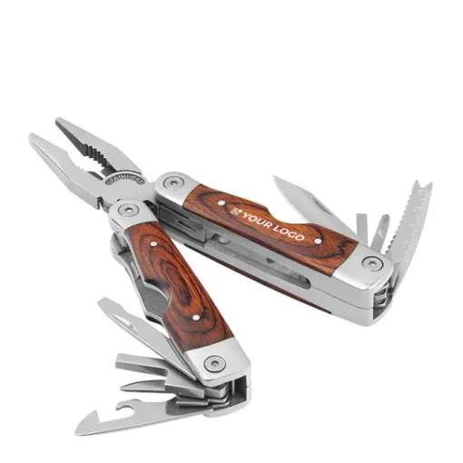 Gift Campaign Pinza promozionale 19 accessori con corpo in acciaio e legno Classic> Altri Attrezzi