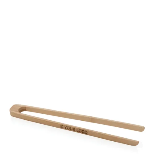 Gift Campaign Pinze da cucina in legno di bambù personalizzabili Ukiyo> Altri Utensili Da Cucina