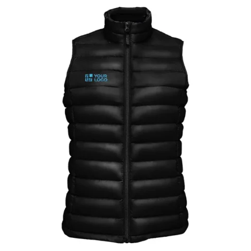 Gift Campaign Piumino gilet leggero donna imbottito impermeabile SOL'S Wilson BW> Smanicati