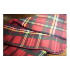 Gift Campaign Plaid in poliestere riciclato certificato 180g/m2 con disegno scozzese></noscript> Coperte