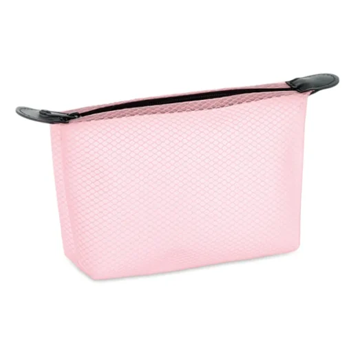 Gift Campaign Pochette a rete in EVA trasparente con zip nera Portobello> Pochette Personalizzate