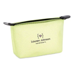 Gift Campaign Pochette a rete in EVA trasparente con zip nera Portobello></noscript> Pochette Personalizzate