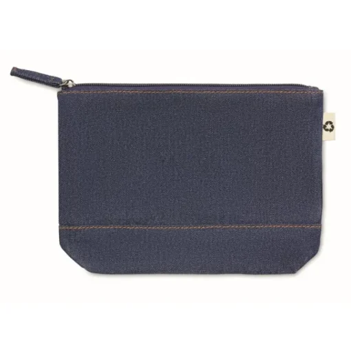 Gift Campaign Pochette cotone riciclato e denim da 250g/m2 con logo Denim Cotton> Pochette Personalizzate