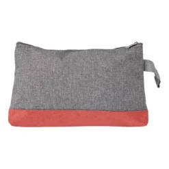 Gift Campaign Pochette grigia con fondo colorato in polycanvas 300D Grey></noscript> Pochette Personalizzate
