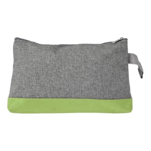 Gift Campaign Pochette grigia con fondo colorato in polycanvas 300D Grey> Pochette Personalizzate