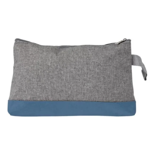Gift Campaign Pochette grigia con fondo colorato in polycanvas 300D Grey> Pochette Personalizzate