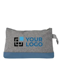 Gift Campaign Pochette grigia con fondo colorato in polycanvas 300D Grey></noscript> Pochette Personalizzate
