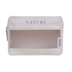 Gift Campaign Pochette in canvas riciclato con rete frontale da 320g/m2></noscript> Pochette Personalizzate