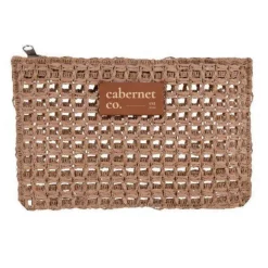 Gift Campaign Pochette in carta rafia con etichetta in pelle personalizzabile></noscript> Pochette Personalizzate