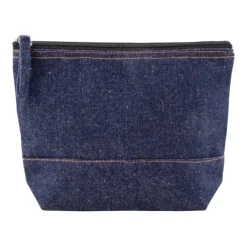 Gift Campaign Pochette in cotone da 240 g/m2 e denim riciclato con tiretto abbinato></noscript> Pochette Personalizzate
