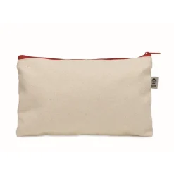 Gift Campaign Pochette in cotone organico da 340g/m² con cerniera colorata></noscript> Pochette Personalizzate