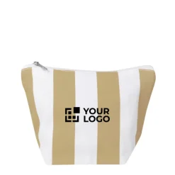 Gift Campaign Pochette in cotone riciclato con design a righe verticali></noscript> Pochette Personalizzate