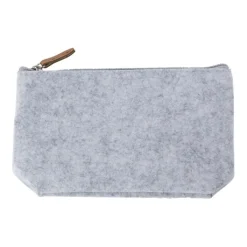 Gift Campaign Pochette in feltro rPET con tiretto della cerniera in PU> Pochette Personalizzate