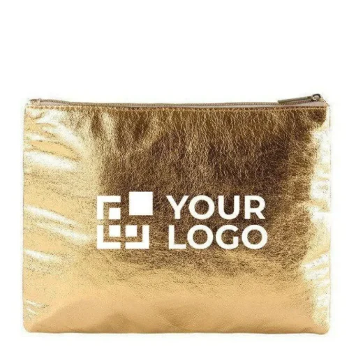 Gift Campaign Pochette in pelle sintetica testurizzata in brillante Sparkle> Gadget Per Parrucchieri|Pochette Personalizzate