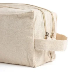 Gift Campaign Pochette in tela canvas con doppio scomparto e manico incluso></noscript> Beauty Case Personalizzati