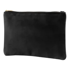 Gift Campaign Pochette in tessuto di velluto 280g/m2 con cerniera e tiretto dorati></noscript> Pochette Personalizzate