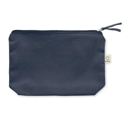 Gift Campaign Pochette in tessuto riciclato da 320 gr/m² con cerniera coordinata> Pochette Personalizzate