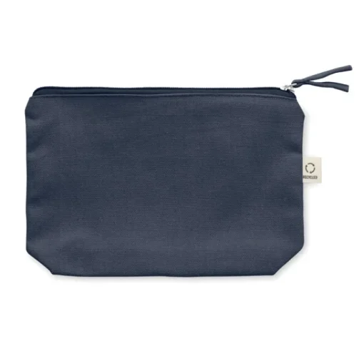 Gift Campaign Pochette in tessuto riciclato da 320 gr/m² con cerniera coordinata> Pochette Personalizzate