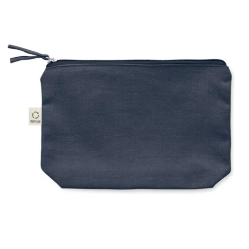 Gift Campaign Pochette in tessuto riciclato da 320 gr/m² con cerniera coordinata> Pochette Personalizzate