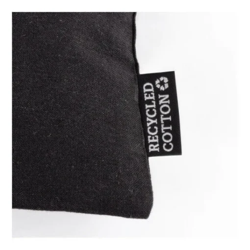 Gift Campaign Pochette nera in cotone riciclato da 230 g/m² con tirante abbinato> Pochette Personalizzate