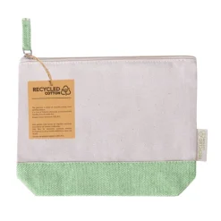 Gift Campaign Pochette promozionale in cotone riciclato con base e maniglia colorate></noscript> Pochette Personalizzate