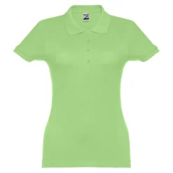 Gift Campaign Polo aderente da donna in 100% cotone piquet cardato 195 g/m2 THC Eve><noscript><img width=
