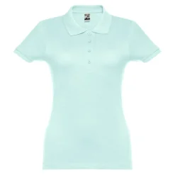 Gift Campaign Polo aderente da donna in 100% cotone piquet cardato 195 g/m2 THC Eve><noscript><img width=