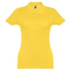 Gift Campaign Polo aderente da donna in 100% cotone piquet cardato 195 g/m2 THC Eve><noscript><img width=