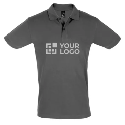 Gift Campaign Polo aziendale da uomo con logo in cotone filato 180g/m2 SOL'S Perfect> Polo Personalizzate