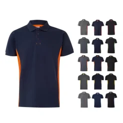 Gift Campaign Polo bicolore a maniche corte in tessuto piqué 180 g/m2 Velilla></noscript> Polo Personalizzate