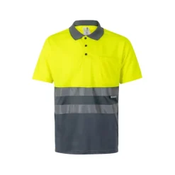 Gift Campaign Polo bicolore da lavoro alta visibilità in poliestere 160g/m2 Velilla> Polo Personalizzate