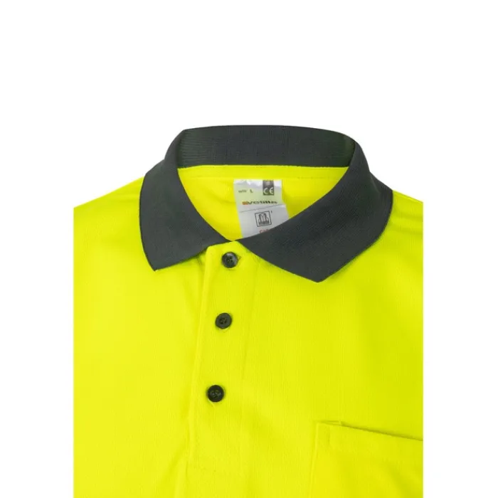 Gift Campaign Polo bicolore da lavoro alta visibilità in poliestere 160g/m2 Velilla> Polo Personalizzate