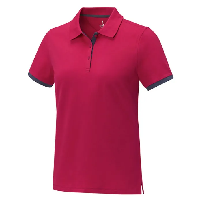 Gift Campaign Polo bicolore in cotone piquè da 220 g/m2 Elevate Life> Polo Personalizzate