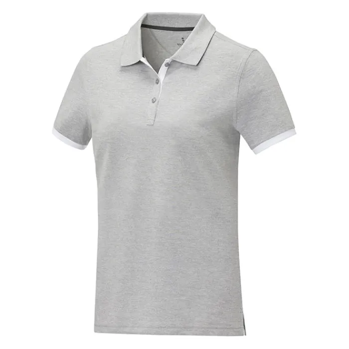 Gift Campaign Polo bicolore in cotone piquè da 220 g/m2 Elevate Life> Polo Personalizzate