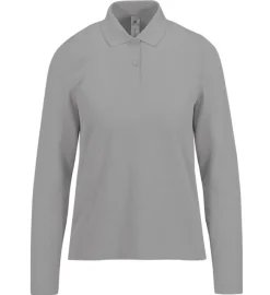 Gift Campaign Polo classica da donna a maniche lunghe in cotone piqué 180 g/m2 B&C></noscript> Polo Personalizzate