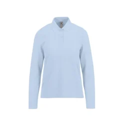 Gift Campaign Polo classica da donna a maniche lunghe in cotone piqué 180 g/m2 B&C></noscript> Polo Personalizzate