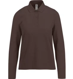 Gift Campaign Polo classica da donna a maniche lunghe in cotone piqué 180 g/m2 B&C></noscript> Polo Personalizzate