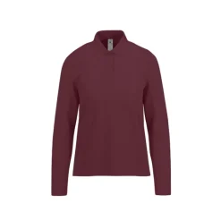 Gift Campaign Polo classica da donna a maniche lunghe in cotone piqué 180 g/m2 B&C></noscript> Polo Personalizzate